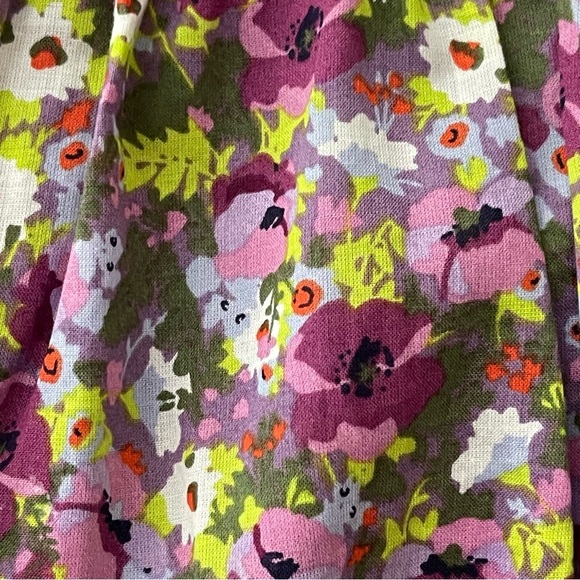 English Factory FLORAL PUFF SLEEVE SMOCKED TOP boho summer vacation event - Picture 8 of 10